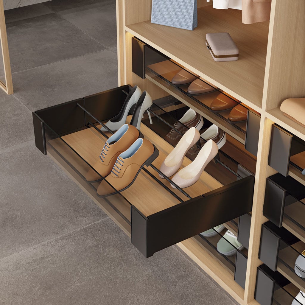 Ejemplo de instalacion del soporte para zapatos Chic