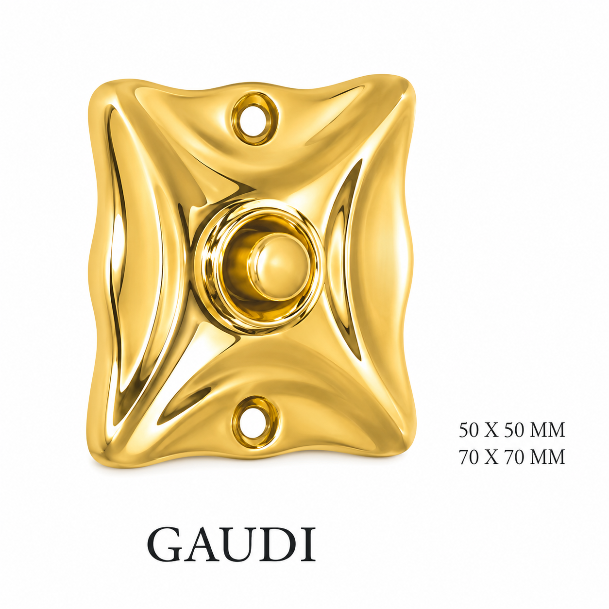 Placa timbre Gaudí con pulsador LM0062
