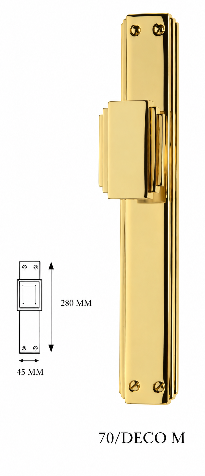 Maneta pom estil Déco MM9252LP28
