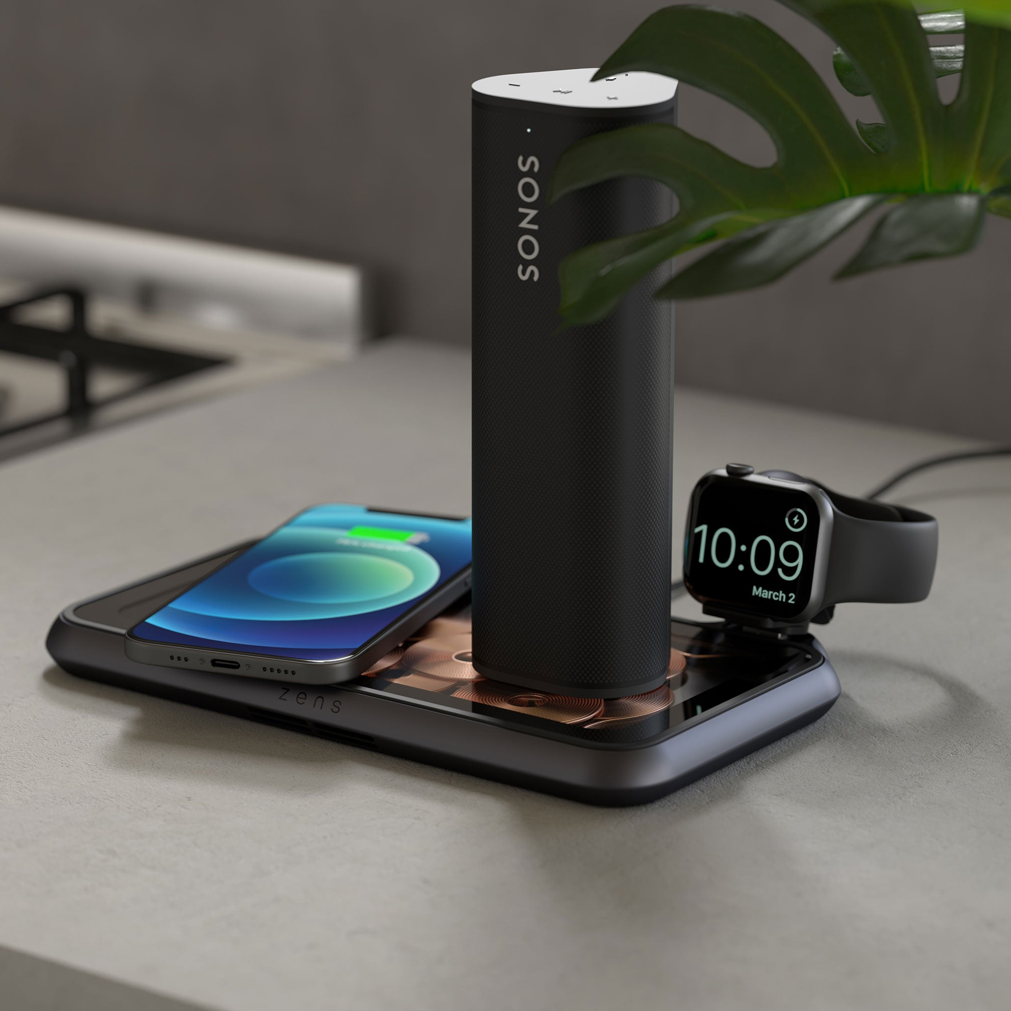 Cargador inalambrico Liberty Zens permite la carga de varios dispositivos
