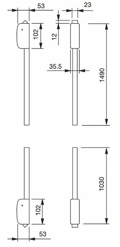 Barra Vertic.Cie.2Puntos Negro Ce7110Ne00 2