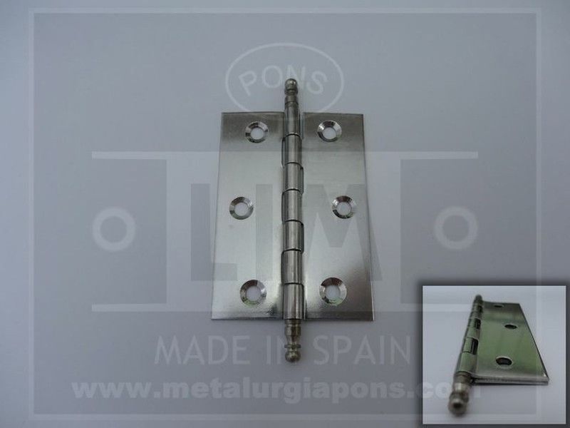 Bisagra plana con finales 100 Pons BM0001 2