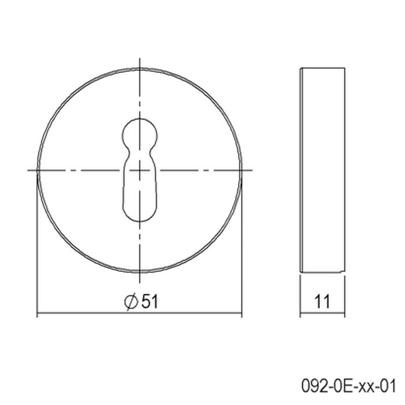 Bocallave 092-0E Quincalux QO2124 2