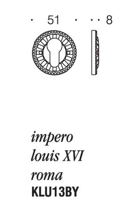 Bocallave Impero Louis XVI  Roma Antologhia Colombo QO3120LNCI 2