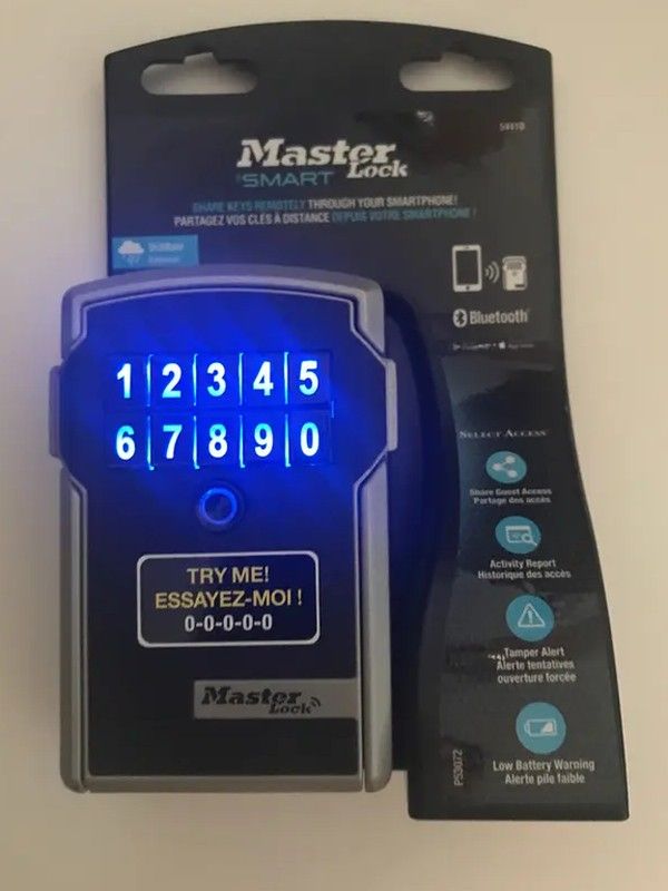 Caja de seguridad Bluetooth para llaves MasterLock 7
