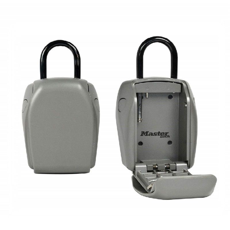 Caja de seguridad reforzada portátil (con candado) para llaves 2