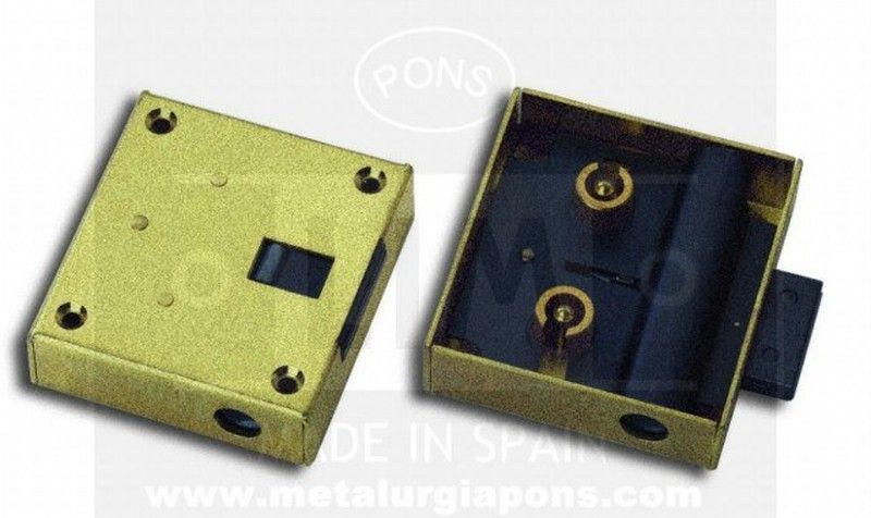 Cerradura españoleta con varilla Pons CM1500 CM1501 2