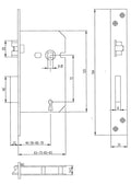 Platejat - Inox mat / Dreta / 40 mm