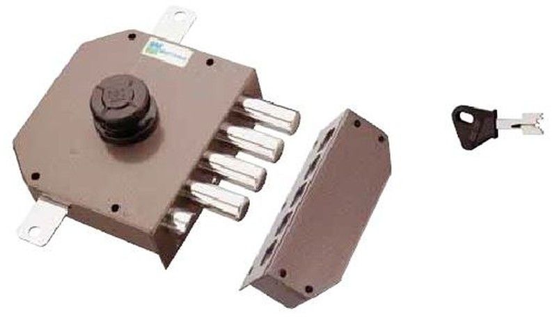 Cerradura Mottura golpe y llave marrón CO0631 1