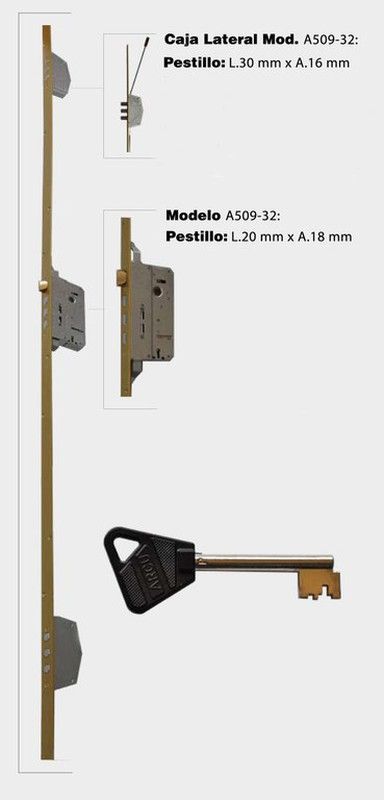 Cerradura multipuntos 509.32 Arcu CO5090 2