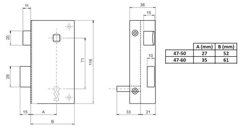 Pany sobreposar cop i clau 47 Ilargi CO0238 5