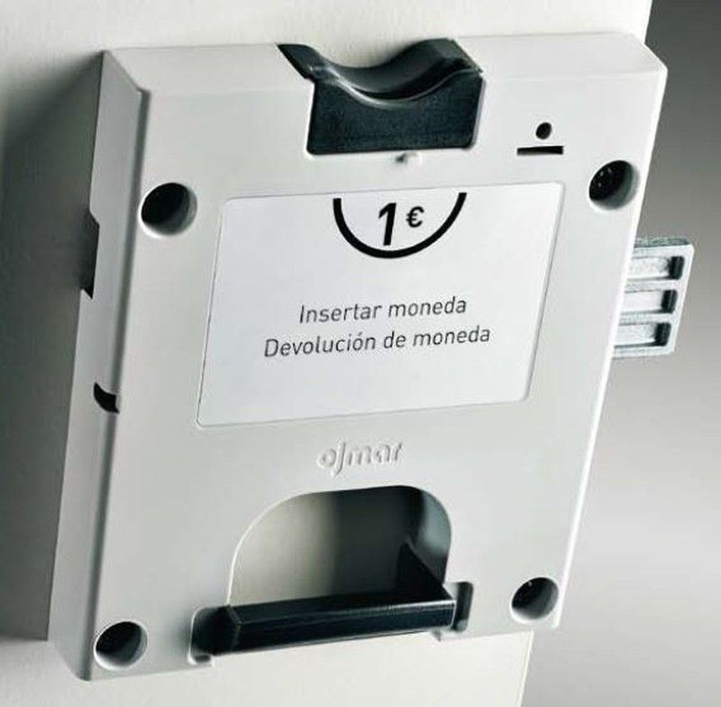 Cerradura taquilla moneda 74 Ojmar CM0044 1