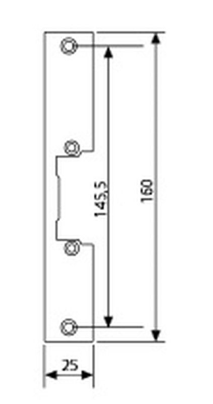 CERR.ELECTR.TESA INOX S/DESBLO ref.CE0180AI00 2