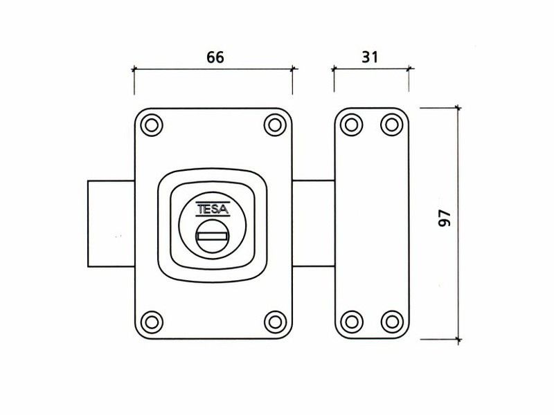 Forrellat Tesa model CO2101HE00 2