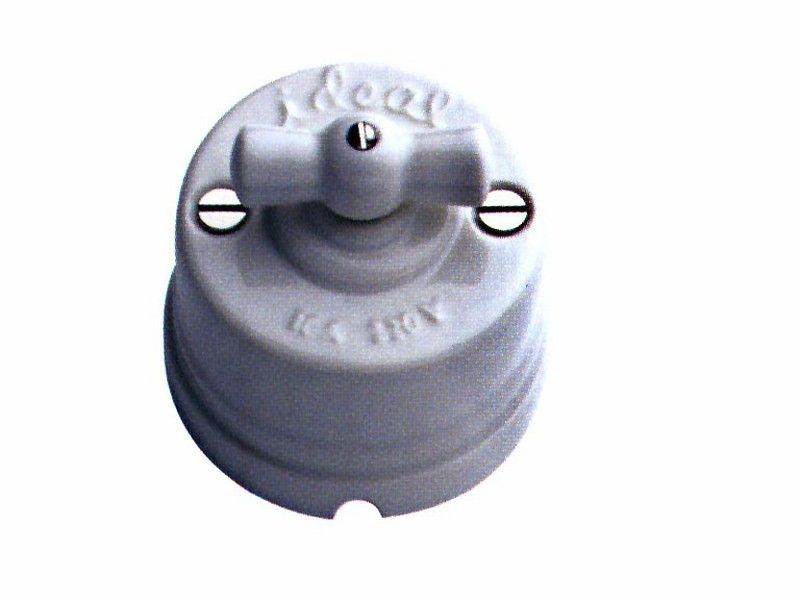 Conmutador bipolar blanco Llinas EE0002PB00 1