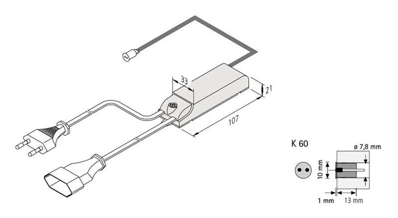 Interruptor IR-S Luminaria LED Hera EE86700000 4