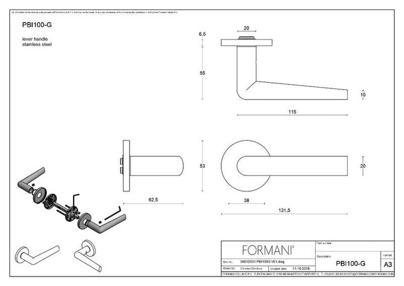 Manivela PBI100-G Formani INC MM3600 2