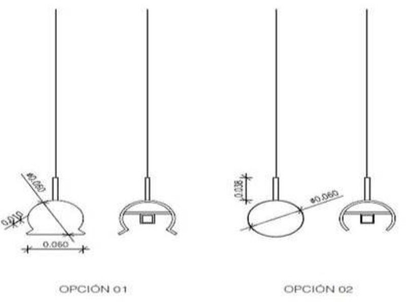 Lámpara de latón EE7001LP15 6