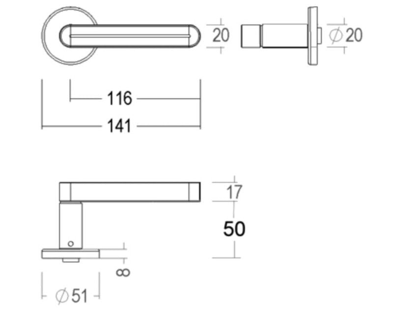 Maneta 193 PALMA Quincalux MM0170 6