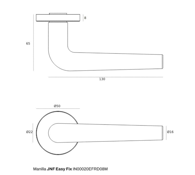 Maneta Easy Fix RD08M de JNF MM0220 3
