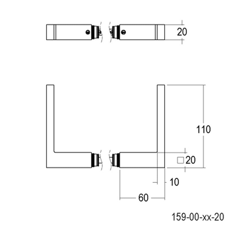Manivela 159 Quincalux MM0159BMRQ 2