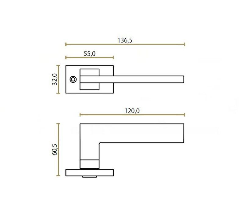Manivela de puerta EVOKE J-1550 de JOLIE 2