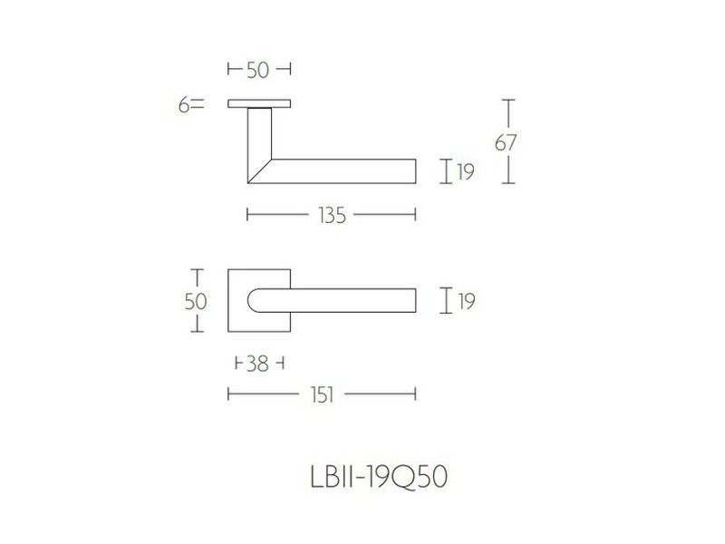 Manivelas LBII-19Q50 Formani Basics MM1089 2