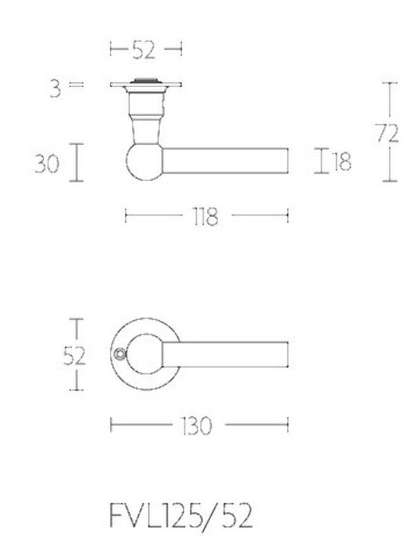 Manivela FVL125/52 Formani Ferrovia MM1508 2