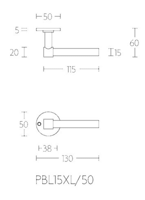 Manivela PBL15XL/50 Formani One Piet Boon MM2725 2
