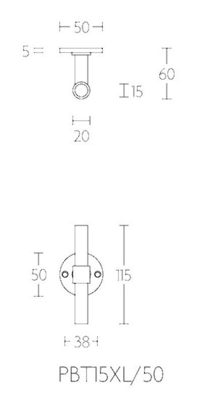 Manivela PBT15XL/50 Formani One Piet Boon MM2726 2