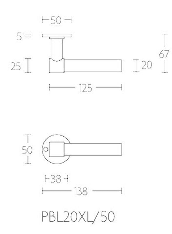 Manivela PBL20XL/50 Formani One Piet Boon MM2728 2