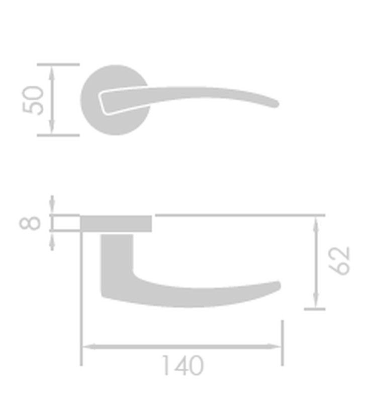 Manivela 806R8 Groël Fey MM0806 8