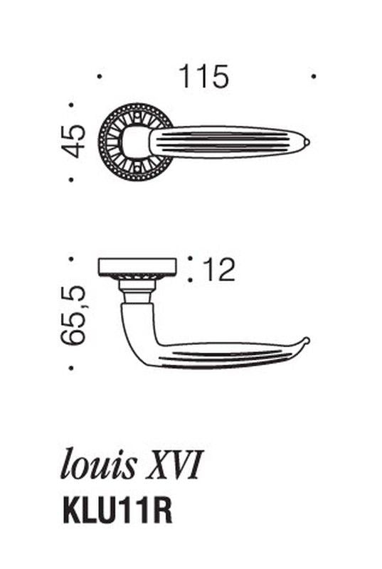 Maneta Louis XVI Antologhia Colombo MM3130 3