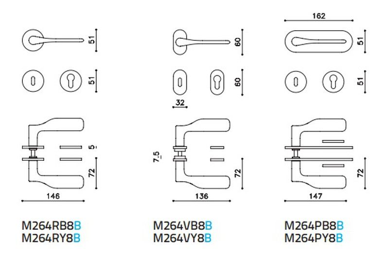 Manivela M264B PADDLE Olivari 10