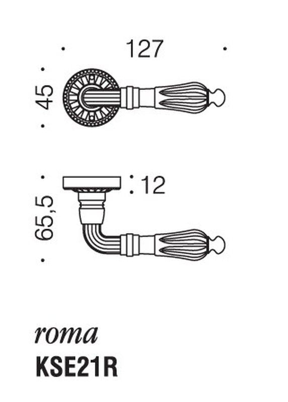 Manivela Roma Antologhia Colombo MM3135LN45 3