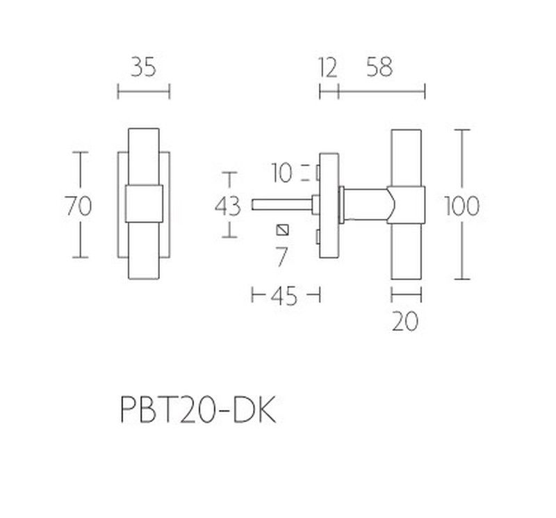 Manivela ventana Formani One Piet Boon MV2721 3