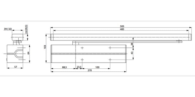 Moll tancaportes DC-700 Close Motion Tesa 2