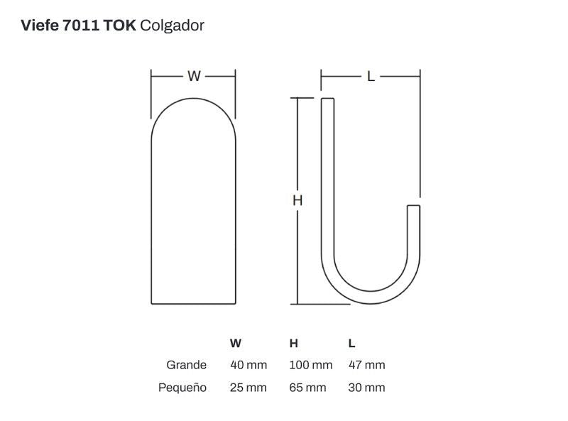 Percha 7011 TOK de Viefe VA4701 4