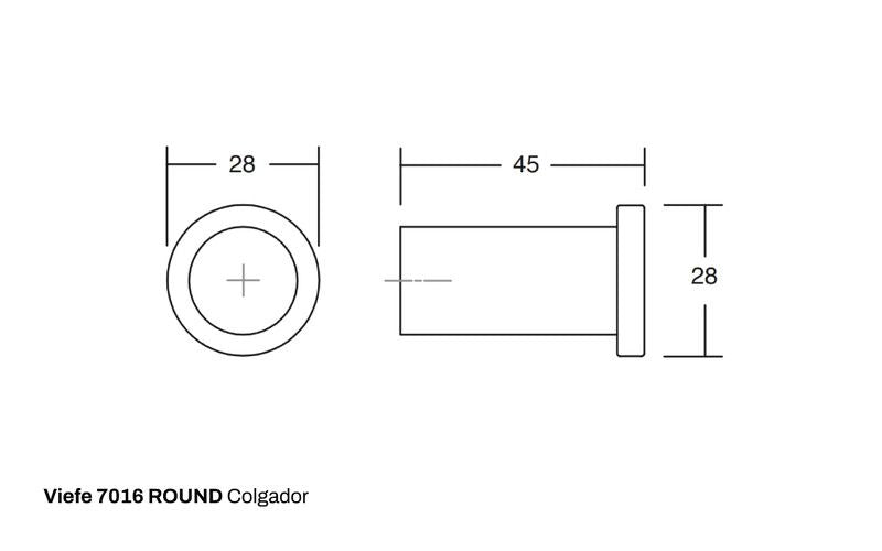 Percha 7016 ROUND de Viefe VA4705 2