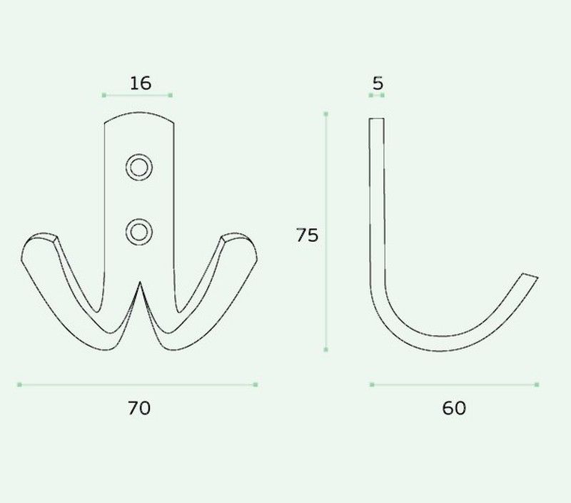 Percha Hook IN.14.543 JNF VA0543IM00 2