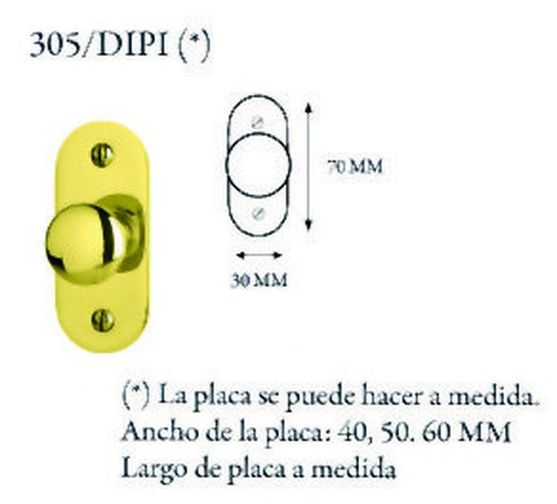 Pom altell amb placa Dipi PA9114 2