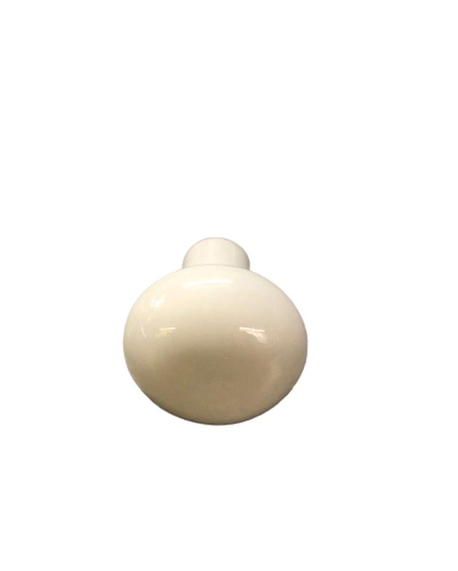 Pomo chato porcelana blanca de Limoges A8054PB 1