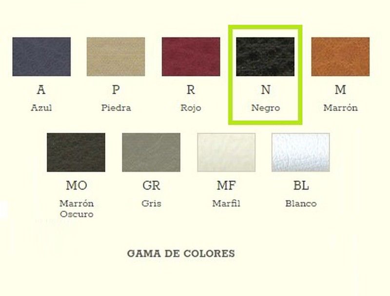 Pom de cuir per a moble C&P A6003 3