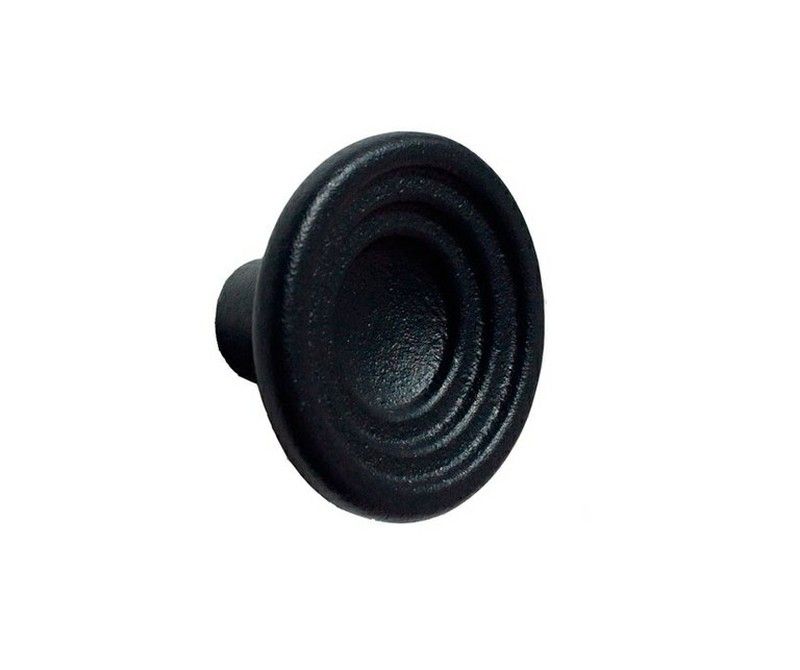 Pomo de hierro forjado Fleur 300030046-9005 Furnipart A3003HF45 1
