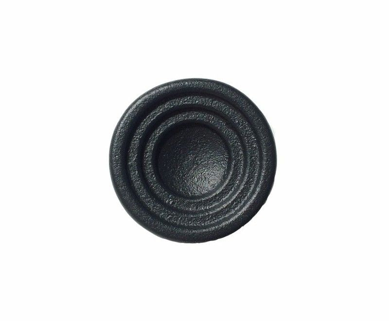 Pomo de hierro forjado Fleur 300030046-9005 Furnipart A3003HF45 2