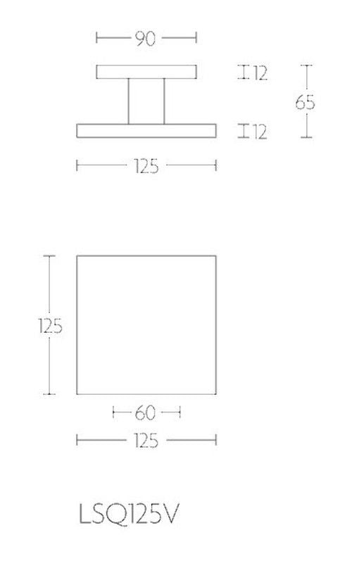 Pomo fijo Formani Square LP0165IM00 2