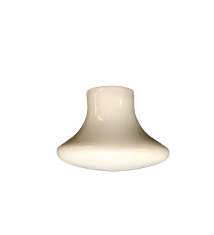Pomo Merigous de forma oval de porcelana blanca para muebles de estilo clásico 2