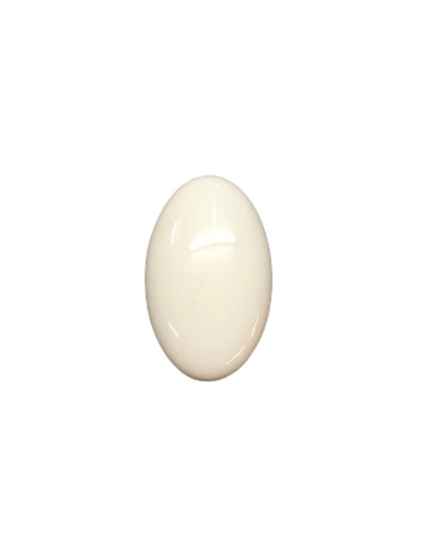 Pomo Merigous de forma oval de porcelana blanca para muebles de estilo clásico 3