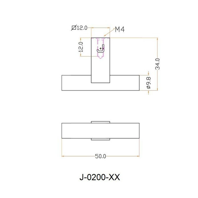 Pom tubular CORE de JOLIE - Bronze antic 2