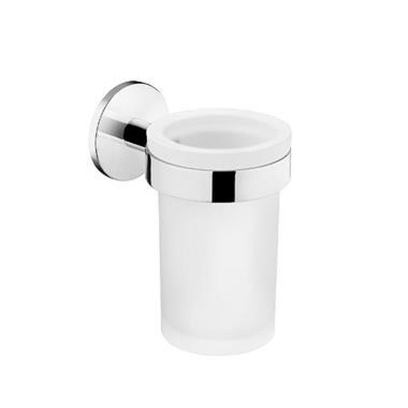 Portacepillos vidrio Duo Round 2620152 Cosmic WC2692CR00 1